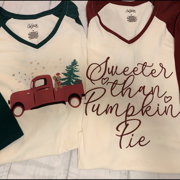 Thanksgiving & Christmas t-shirts - Picture 1 of 3